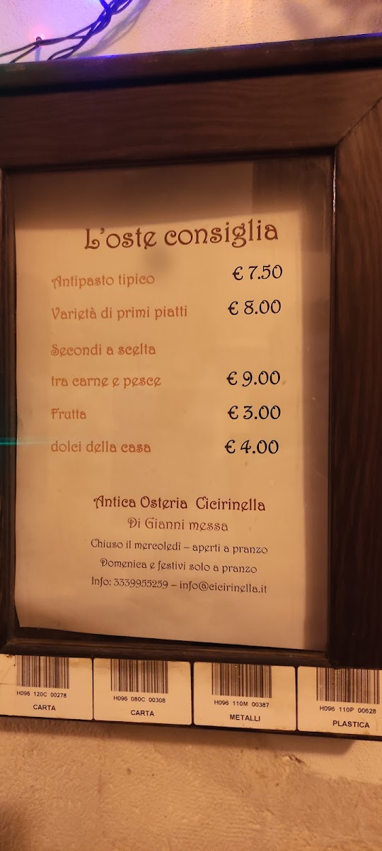Menu Cicirinella Osteria Contadina-7