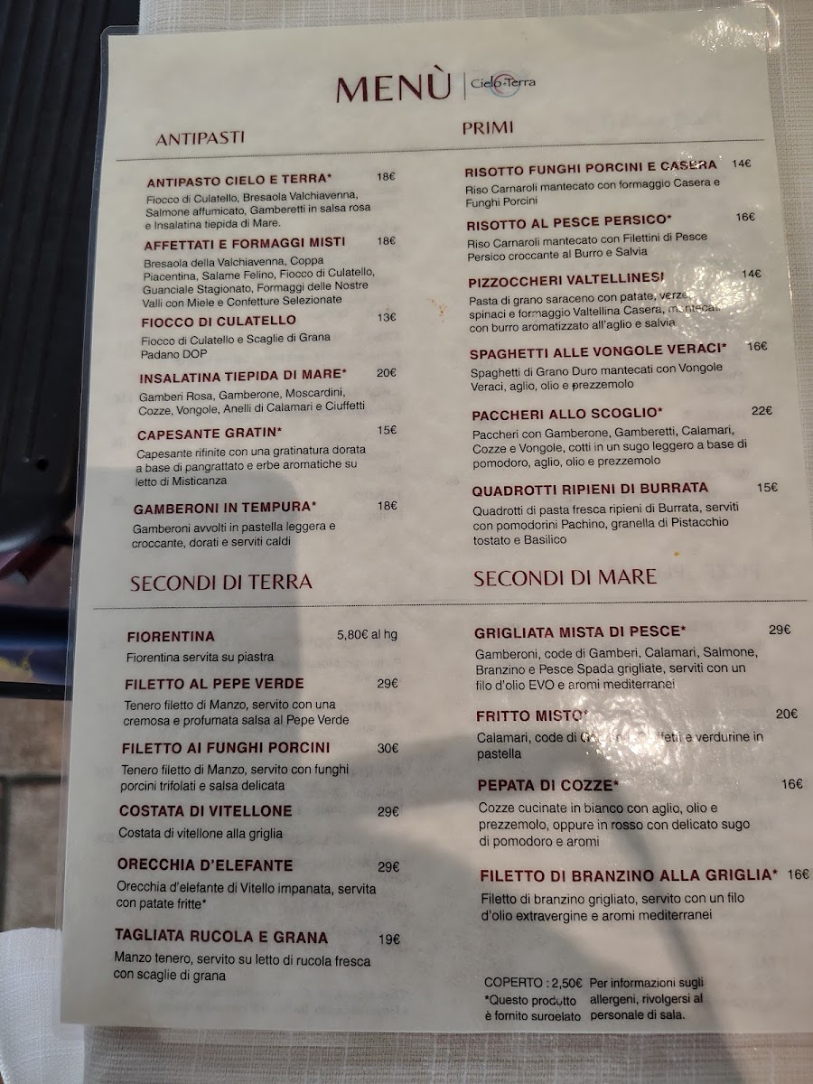 Menu Cielo E Terra-1