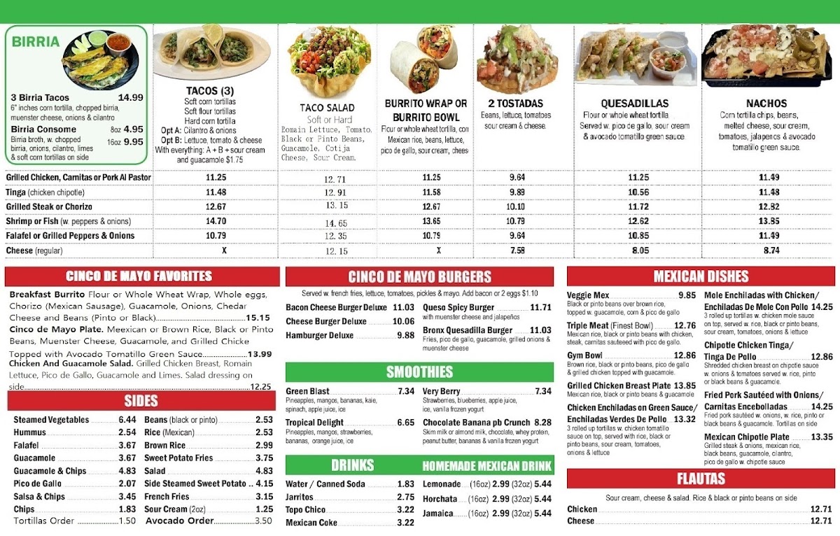 Menu Cinco De Mayo-1