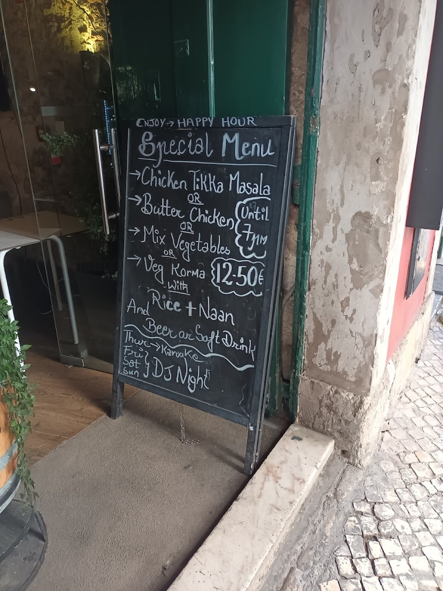 Menu Cinnamon Indian Tapas Bar | Cais Do Sodre-8
