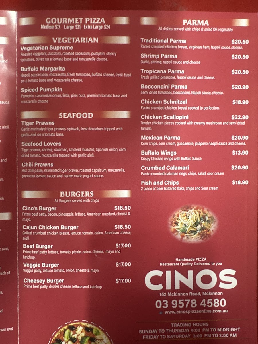 Menu Cino's Pizza-4