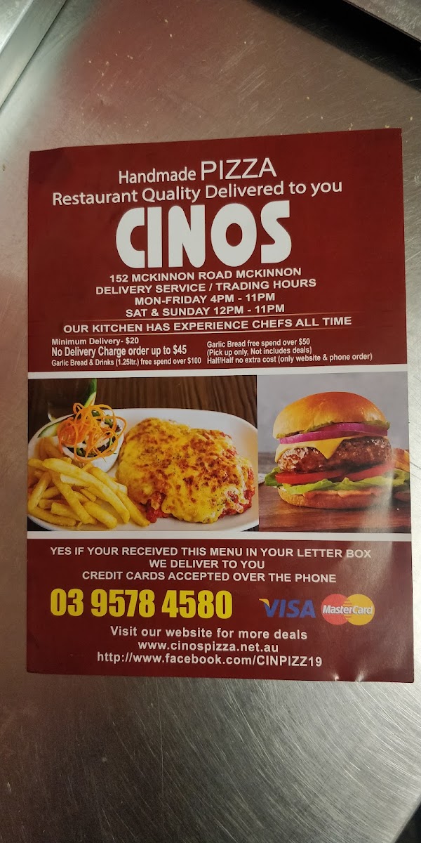 Menu Cino's Pizza-9