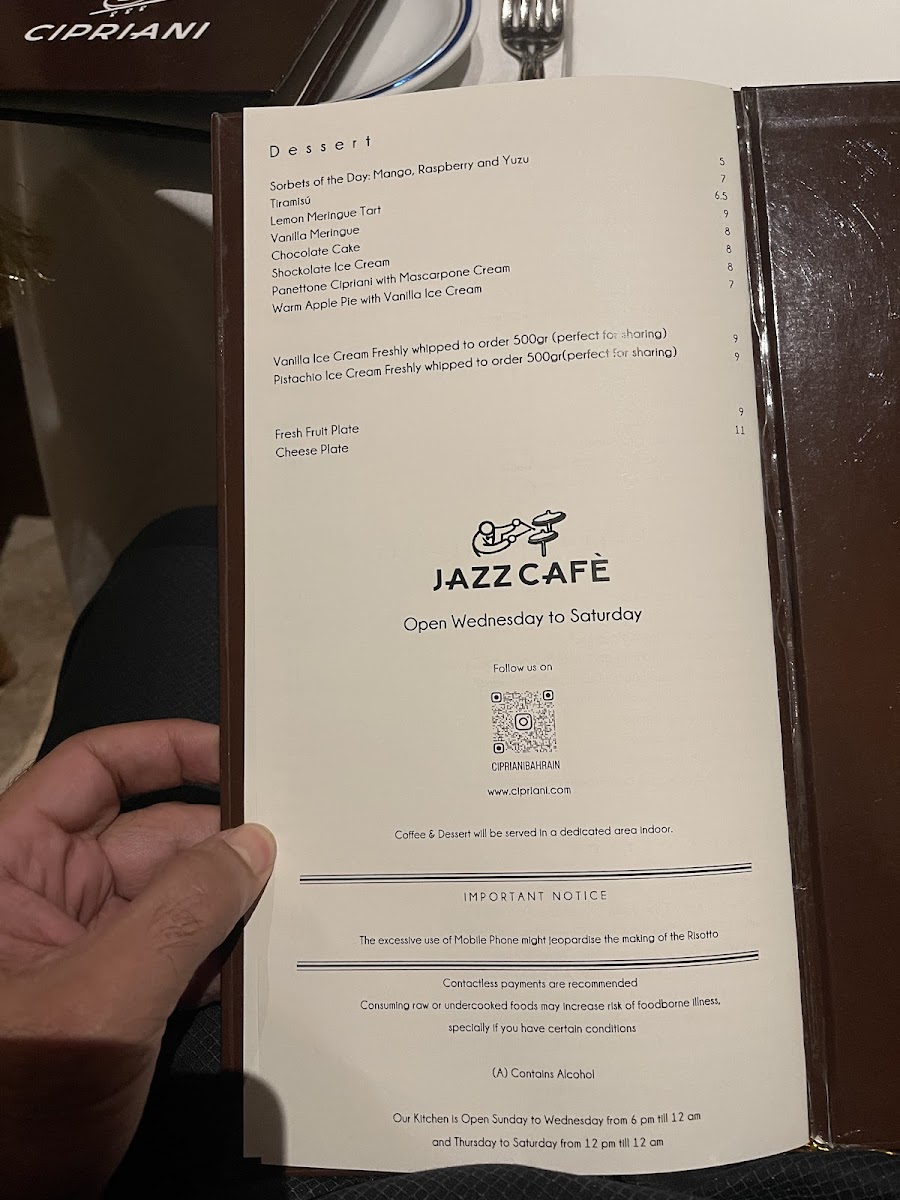 Menu Cipriani Bahrain-4