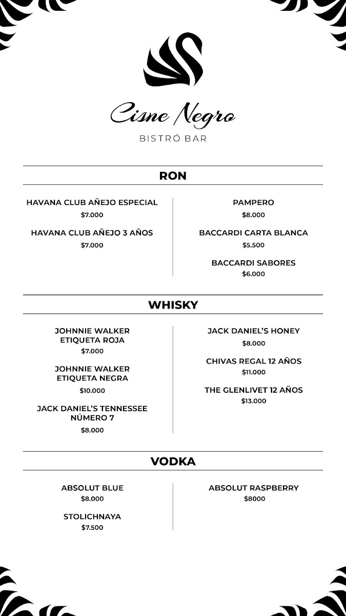 Menu Cisne Negro Bistró Bar-10