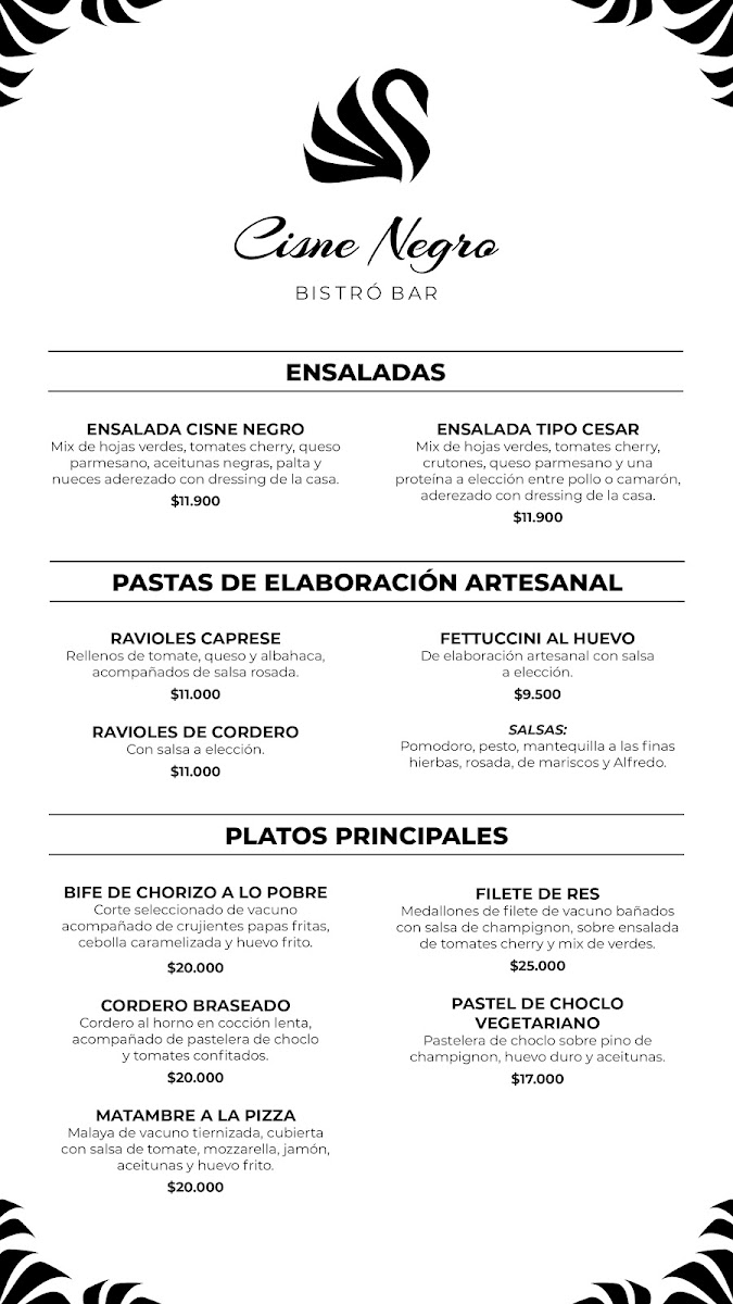 Menu Cisne Negro Bistró Bar-2