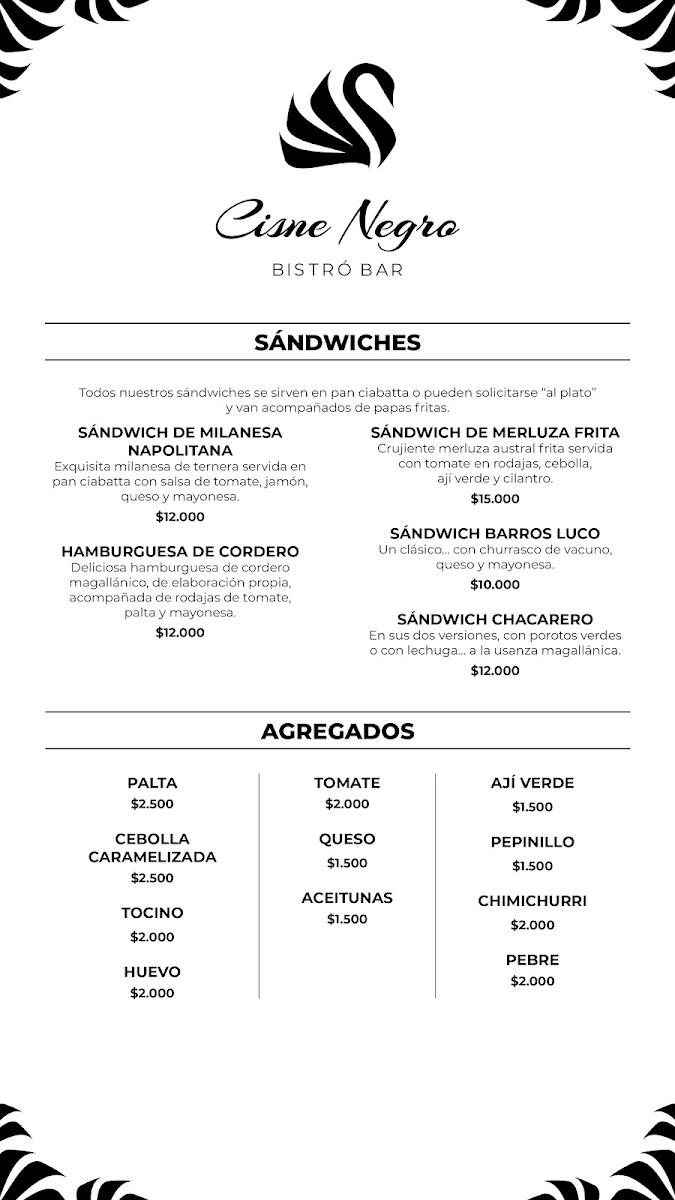 Menu Cisne Negro Bistró Bar-4
