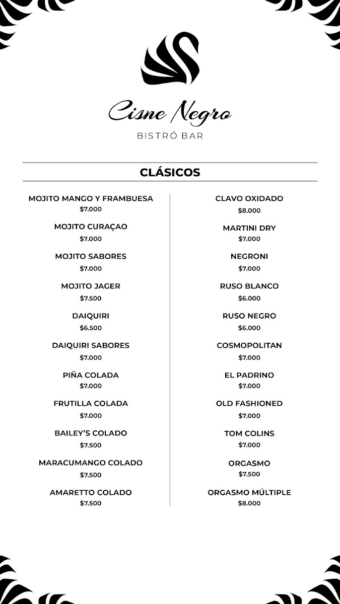 Menu Cisne Negro Bistró Bar-7