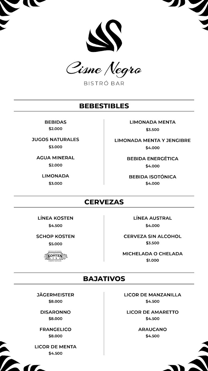 Menu Cisne Negro Bistró Bar-8