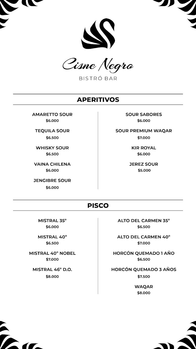 Menu Cisne Negro Bistró Bar-9