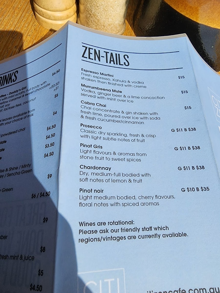 Menu Citizen Cafe-5