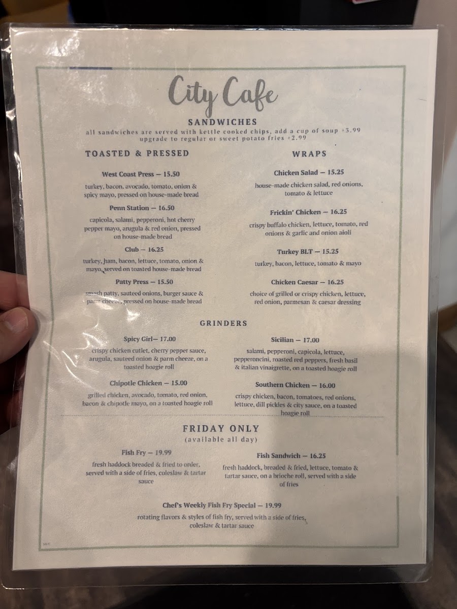 Menu City Cafe-1