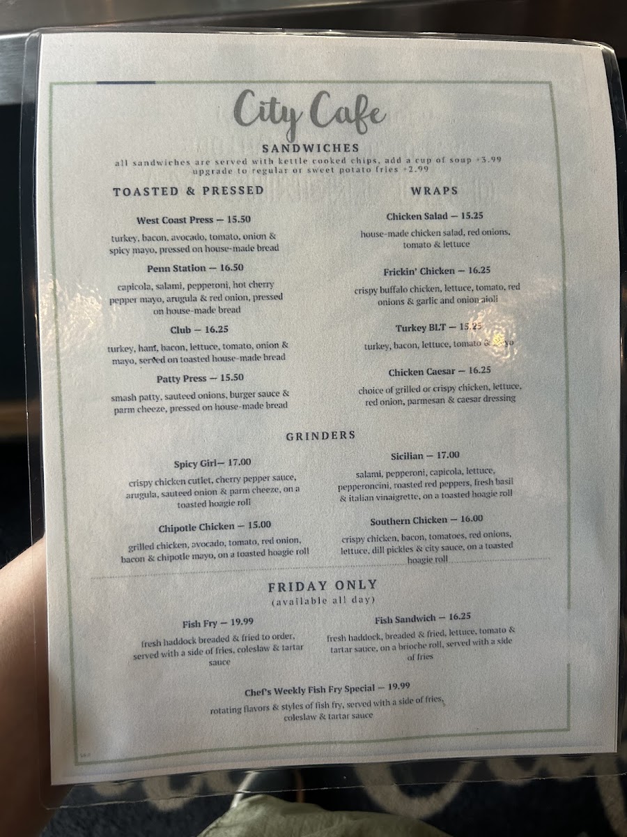 Menu City Cafe-5