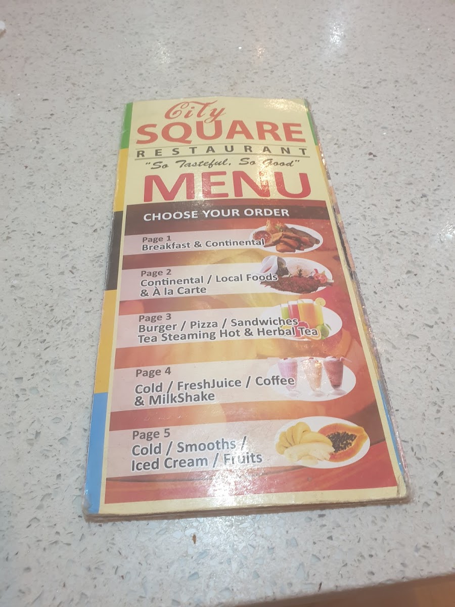 Menu City Square Restaurant-9
