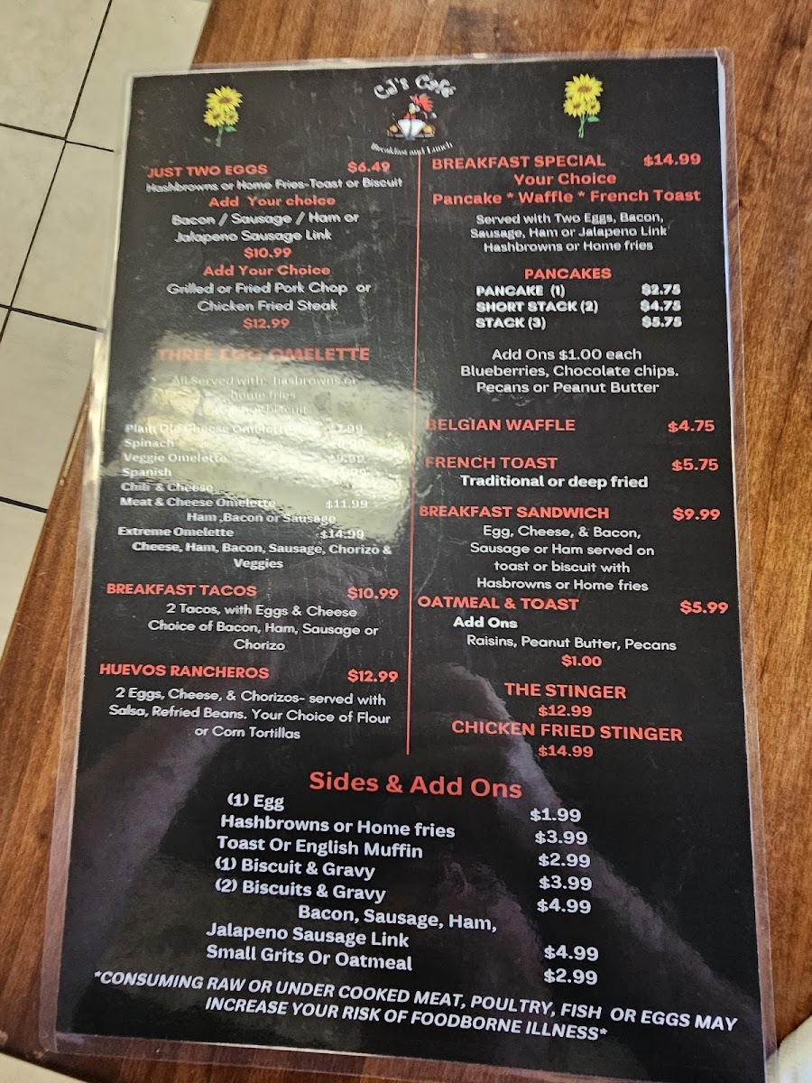 Menu Cj's Cafe-3