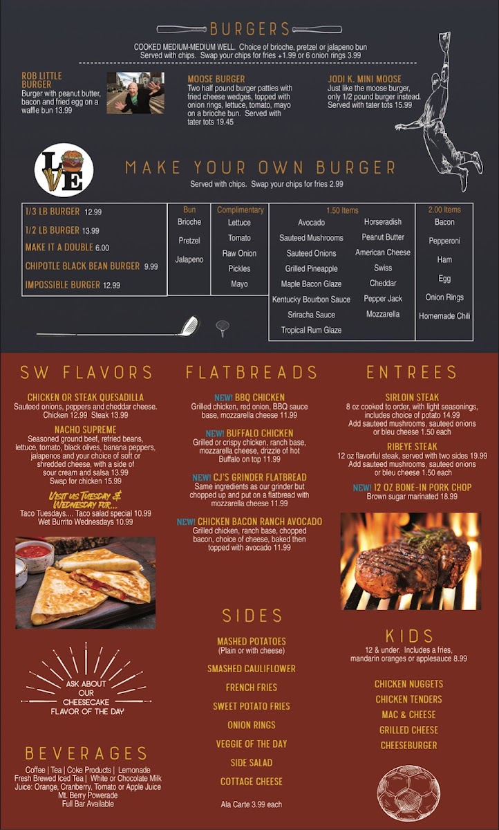Menu Cj's Sports Grill-2