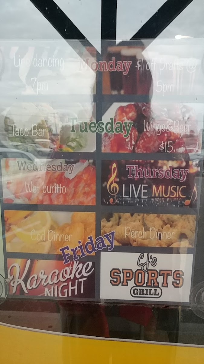 Menu Cj's Sports Grill-5