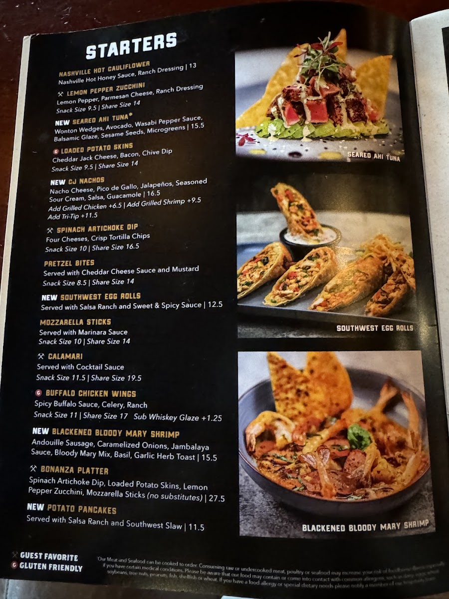Menu Claim Jumper Steakhouse & Bar- Costa Mesa-3