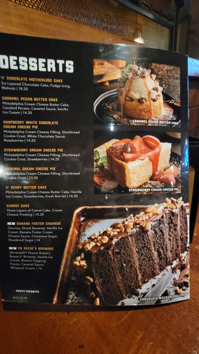 Menu Claim Jumper Steakhouse & Bar- Costa Mesa-7