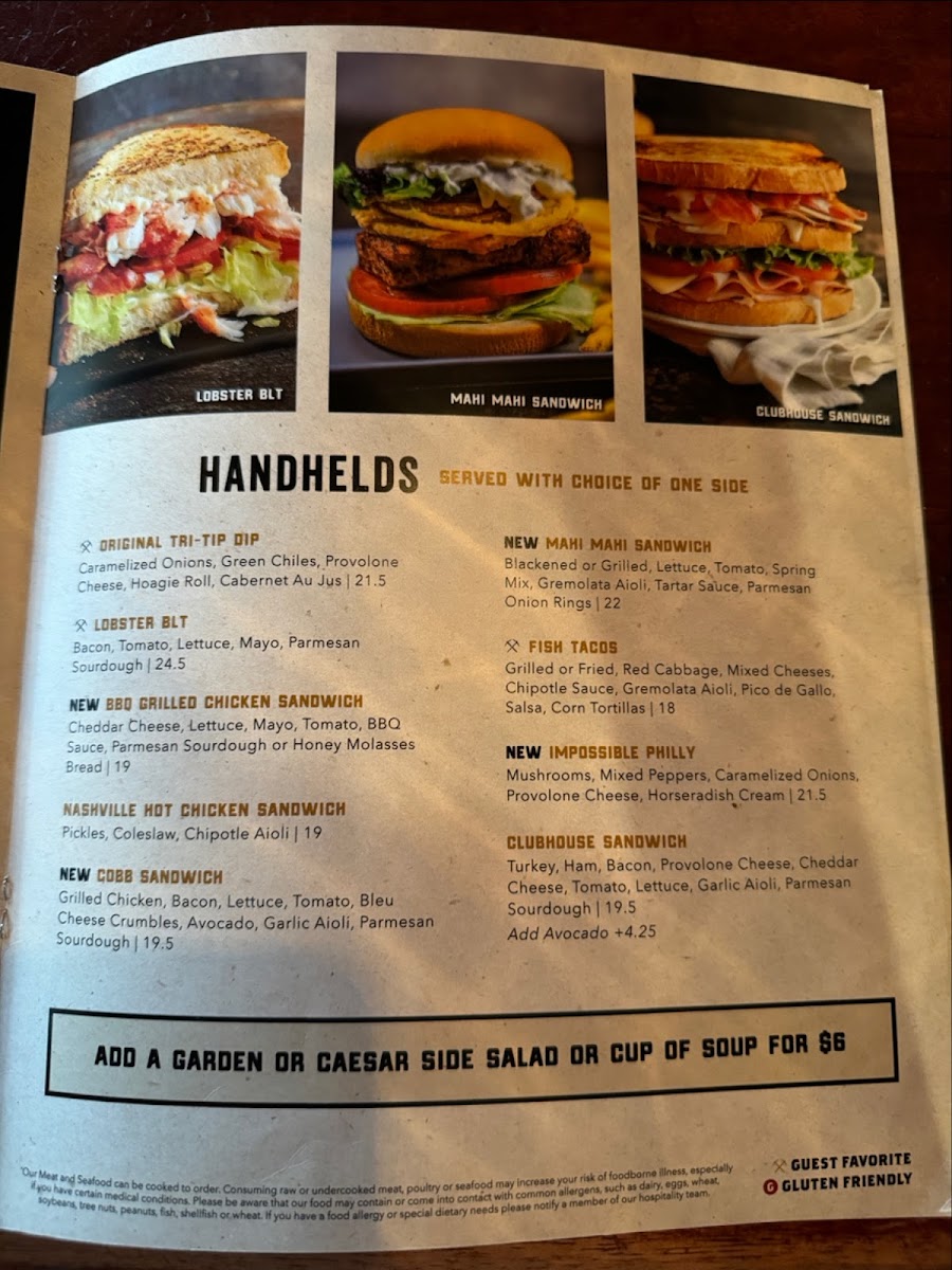 Menu Claim Jumper Steakhouse & Bar- Costa Mesa-9