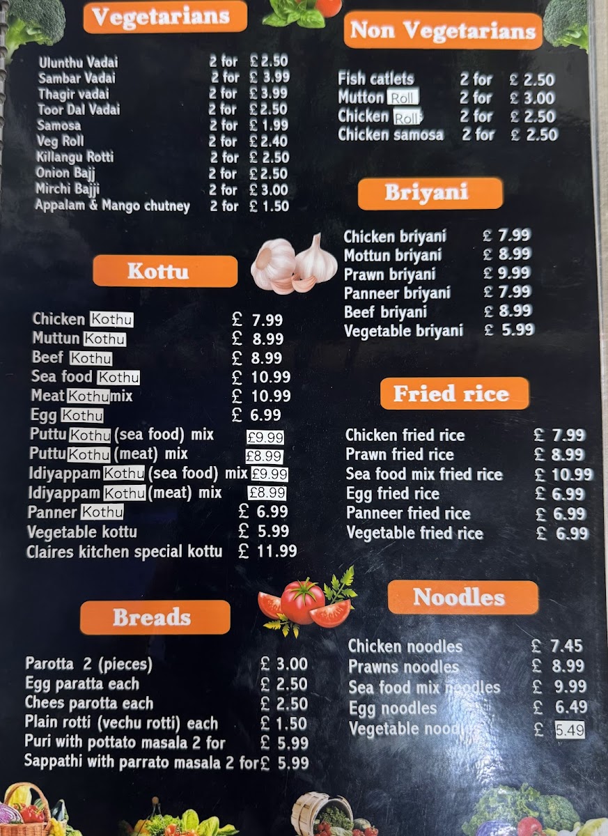 Menu Claire's Kitchen-4