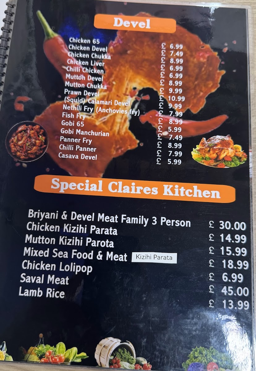 Menu Claire's Kitchen-7