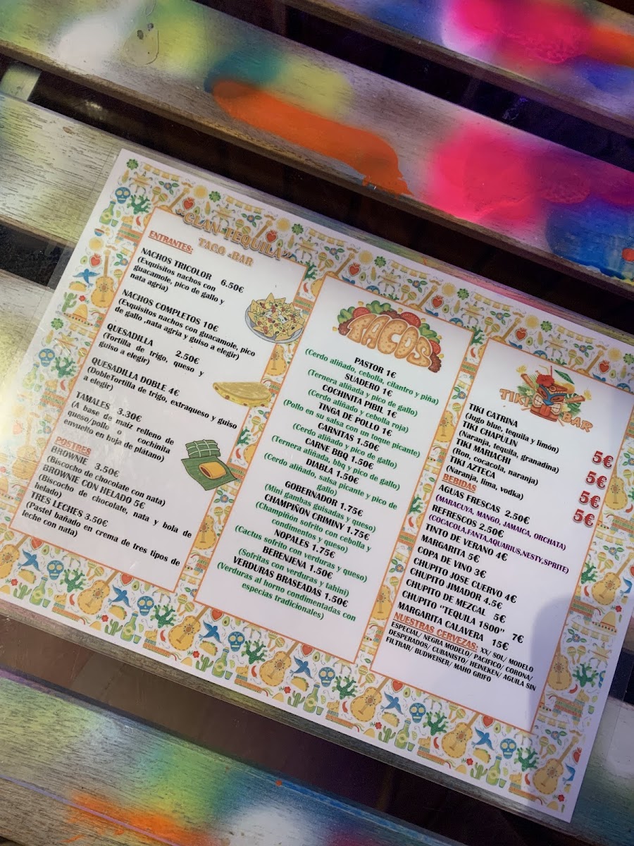 Menu Clan Tequila-5