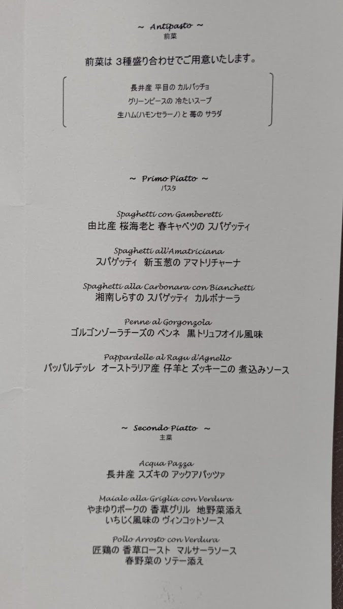 Menu Clarita Da Marittima-1