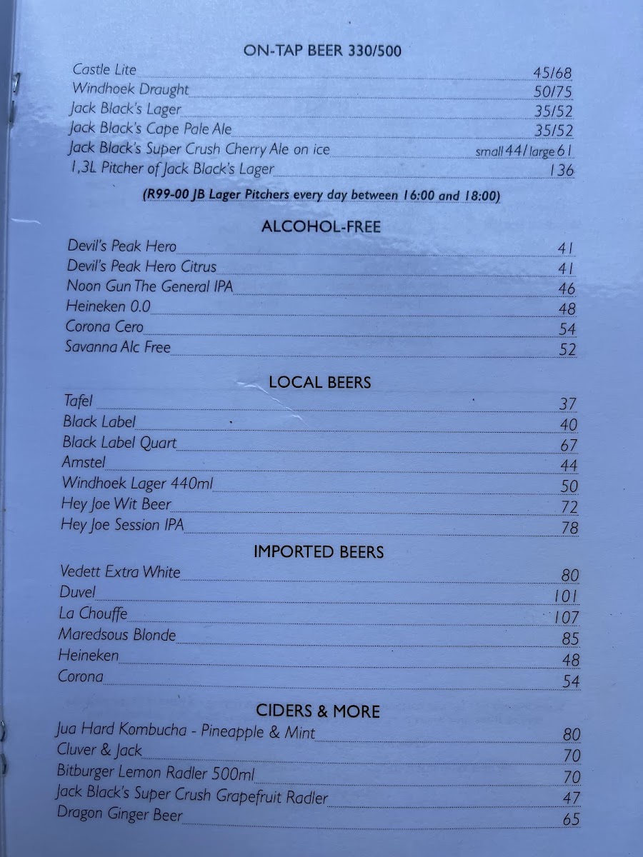 Menu Clarke's Bar & Dining Room-5