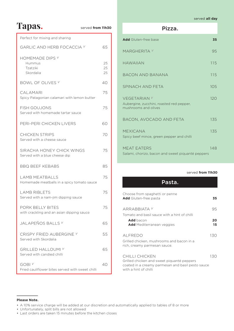 Menu Clay Cafe George | Family Restaurant And Ceramic Painting-3