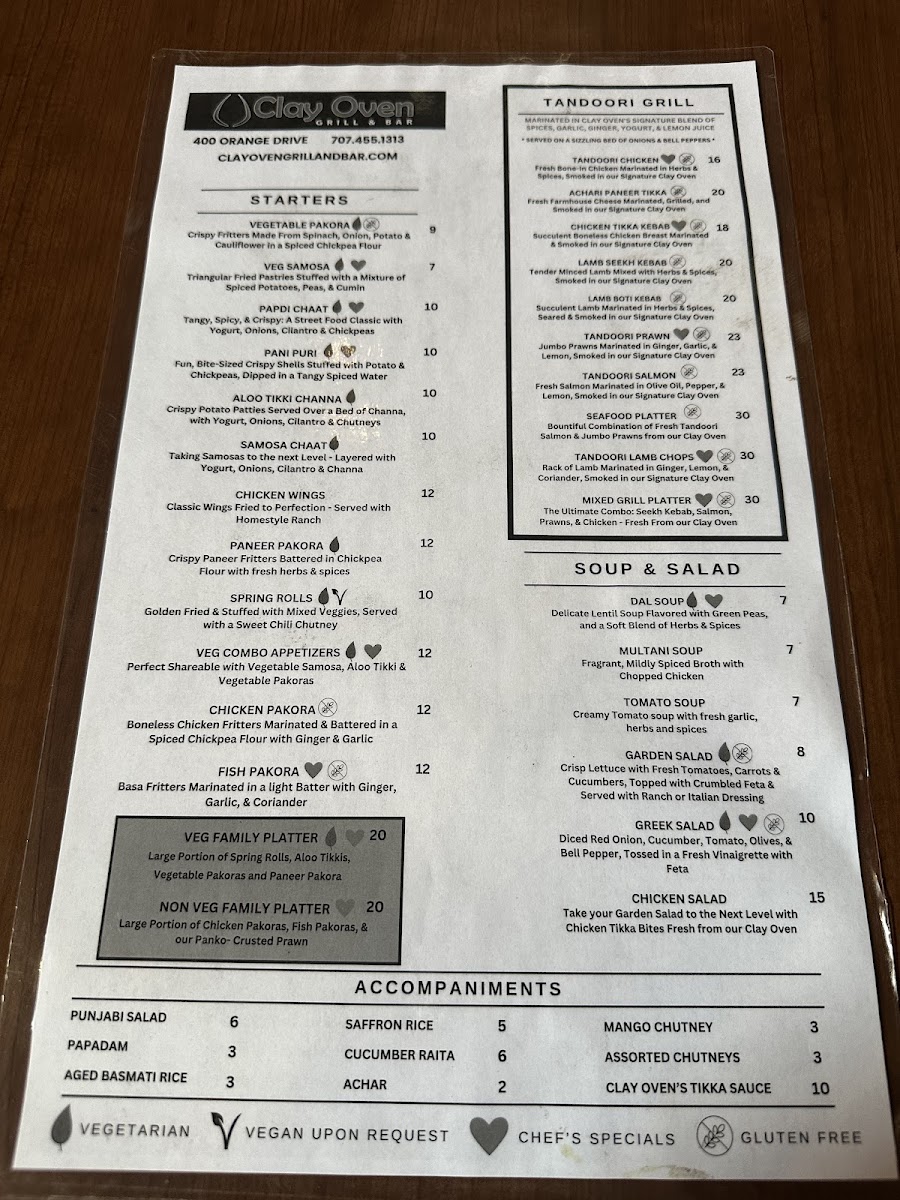 Menu Clay Oven Grill & Bar-10