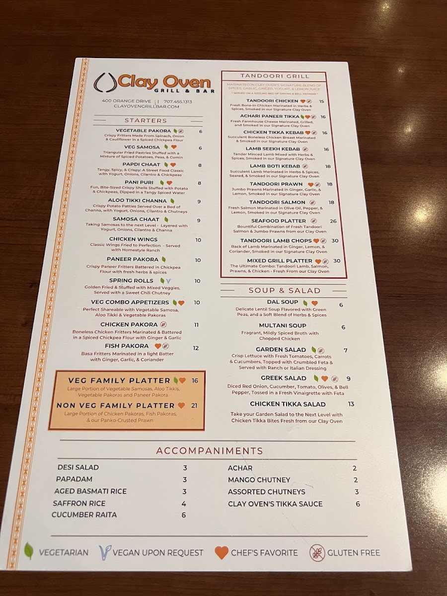 Menu Clay Oven Grill & Bar-5