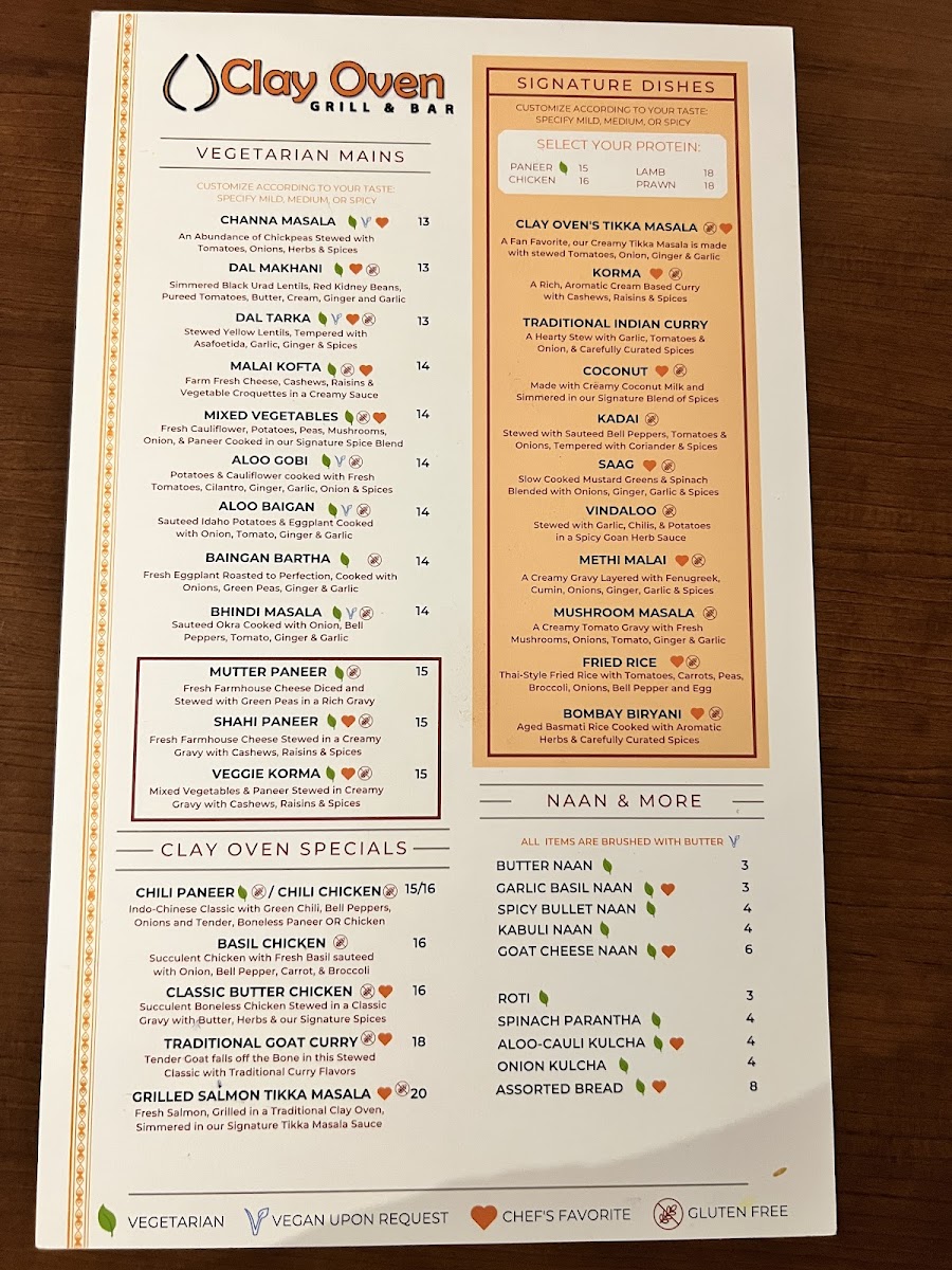 Menu Clay Oven Grill & Bar-9