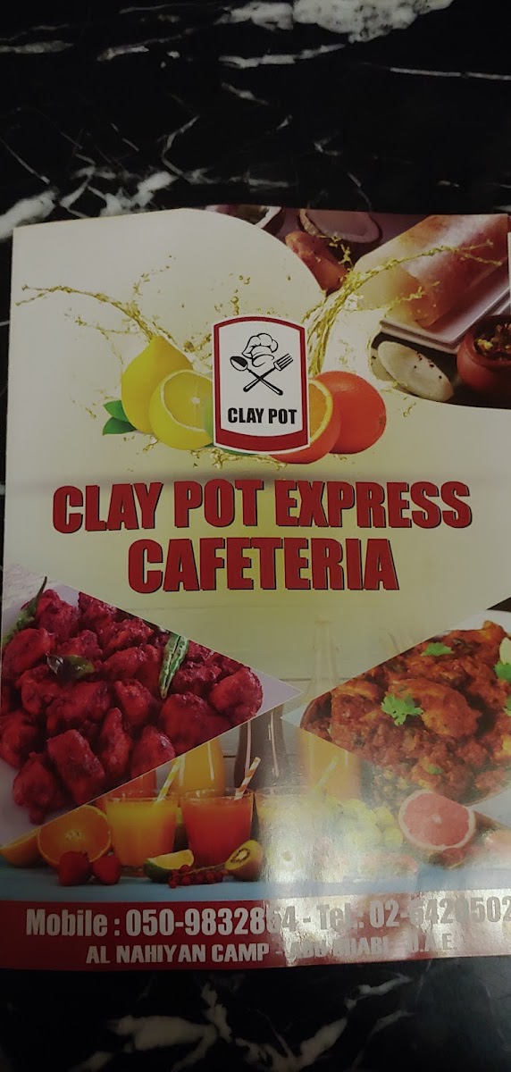 Menu Clay Pot Restaurant & Cafeteria-3