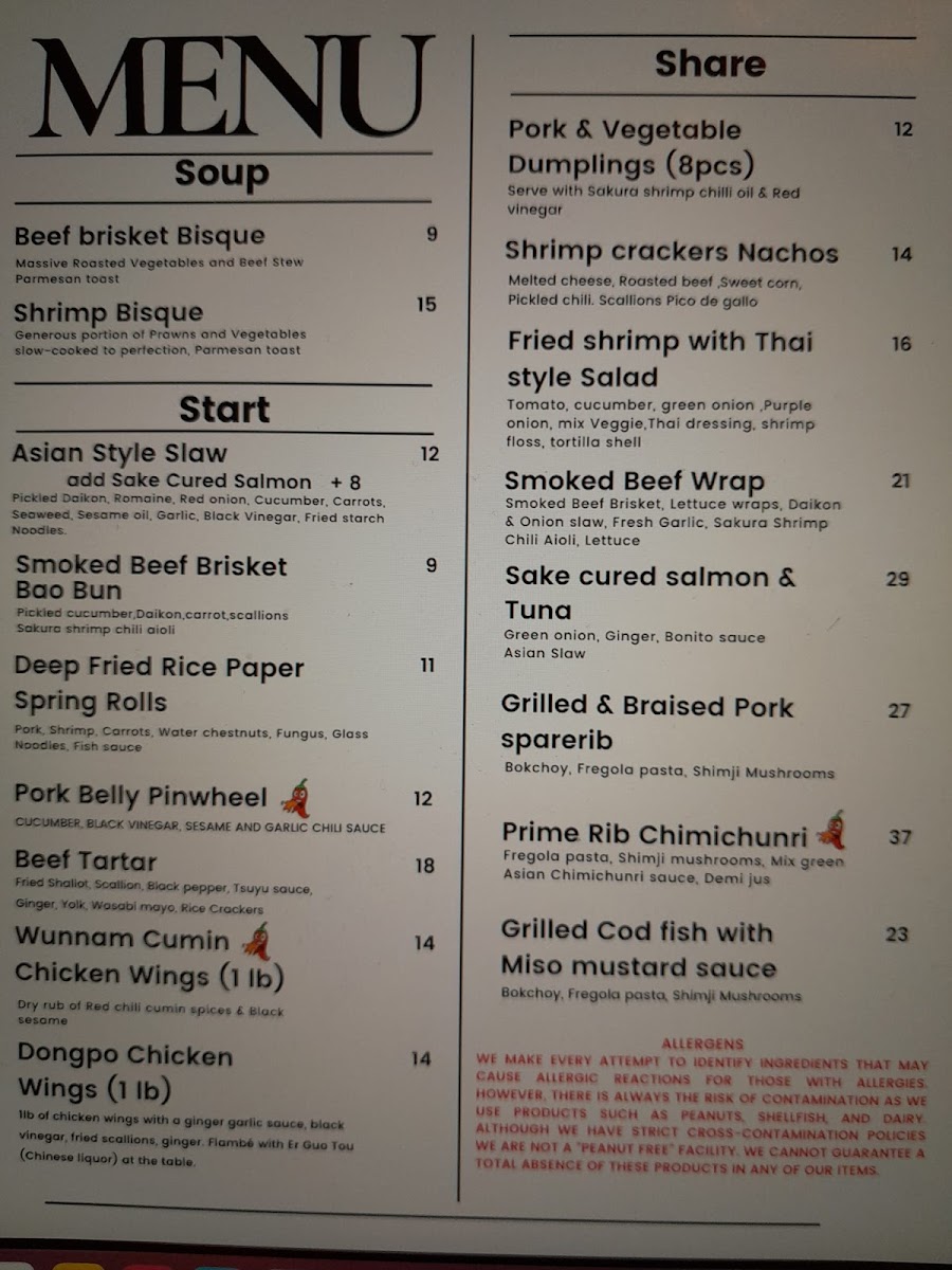 Menu Claypot Asian Food Kitchen (Mcmahon)-7