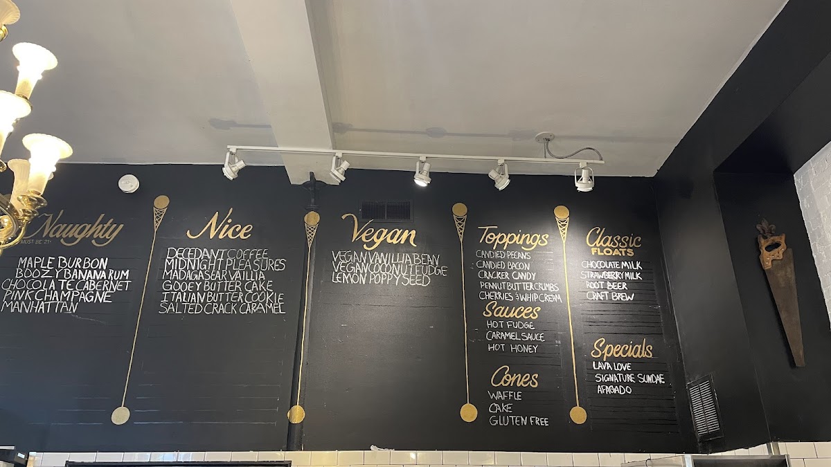 Menu Clementine's Naughty & Nice Ice Cream-10