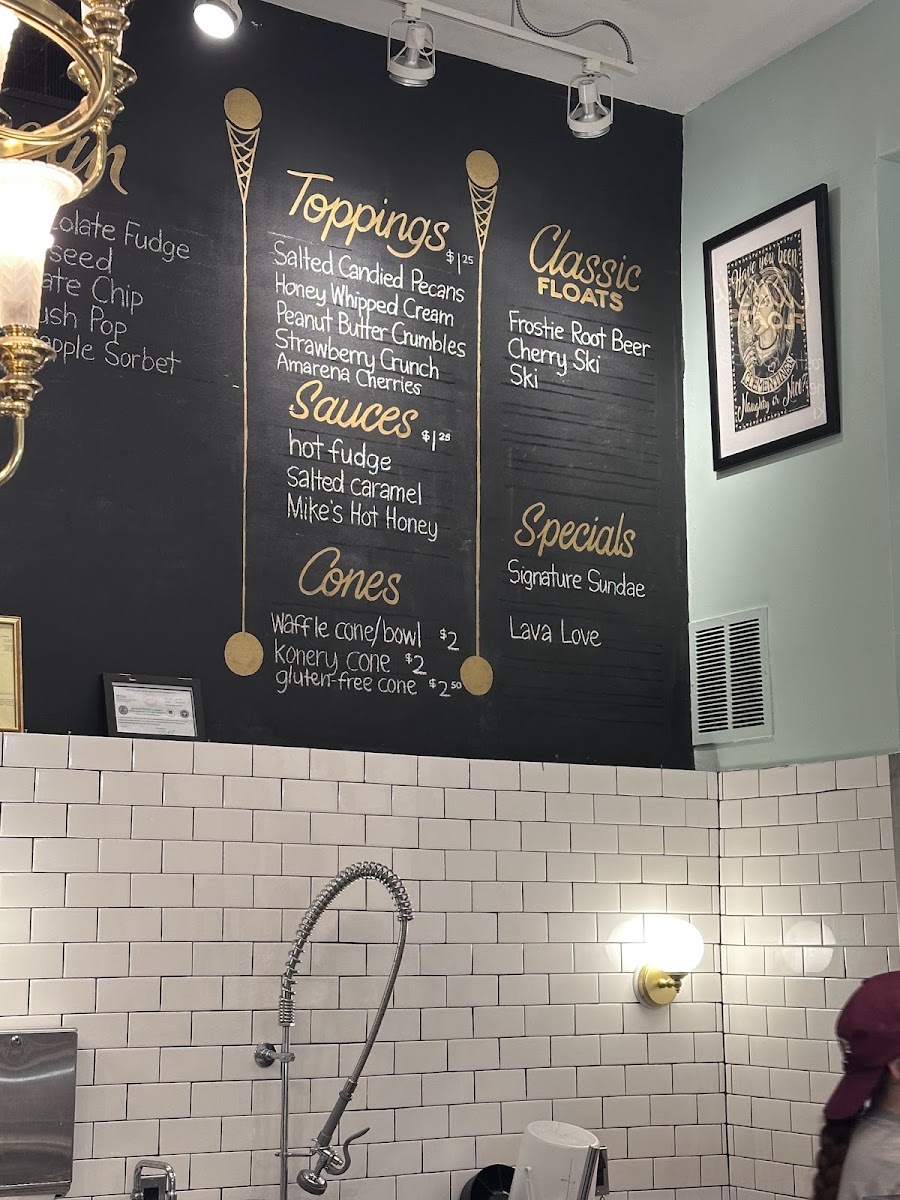Menu Clementine's Naughty & Nice Ice Cream-8