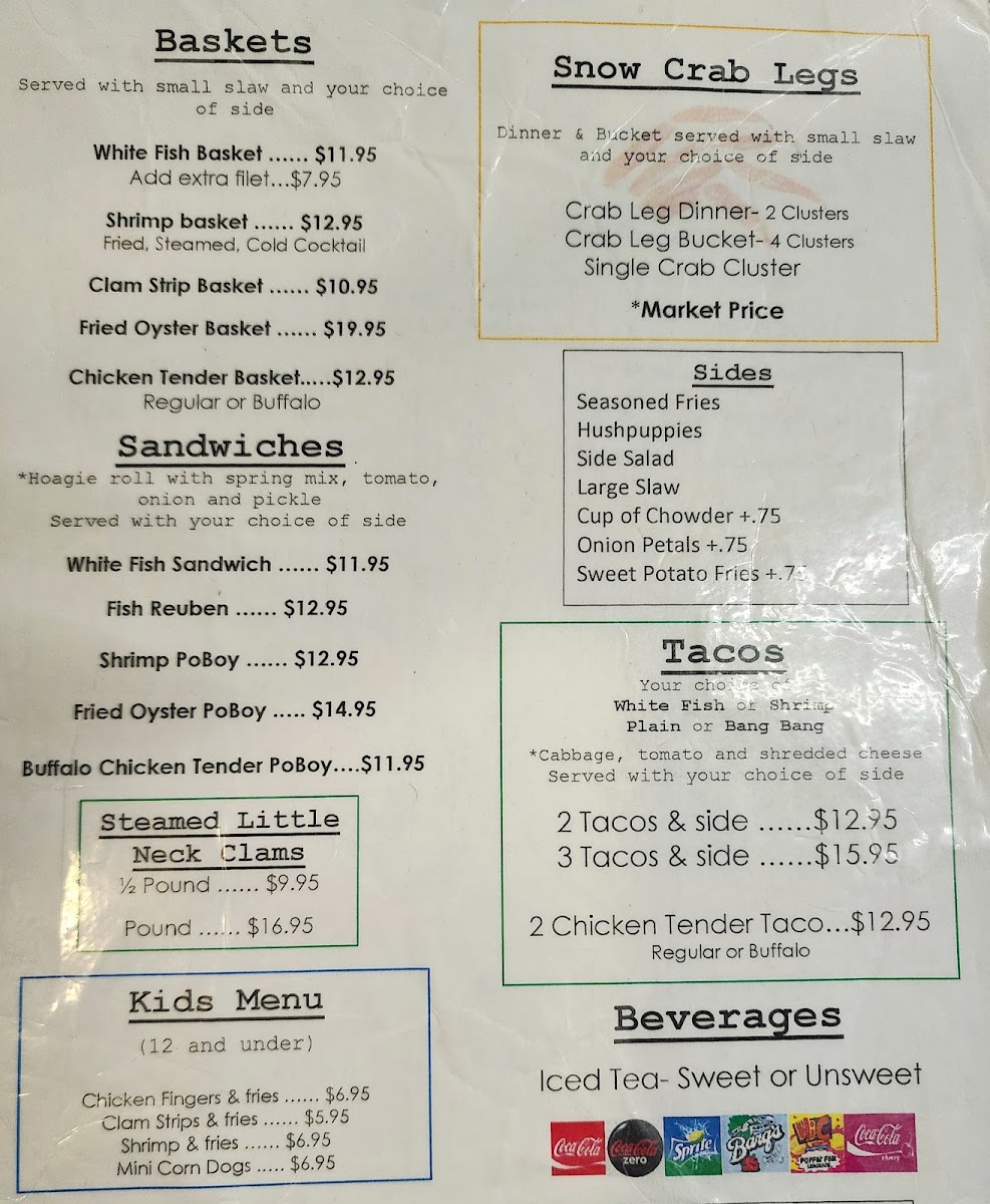Menu Clermont Oyster Bar-1
