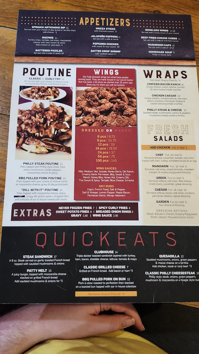 Menu Clooch’S-3