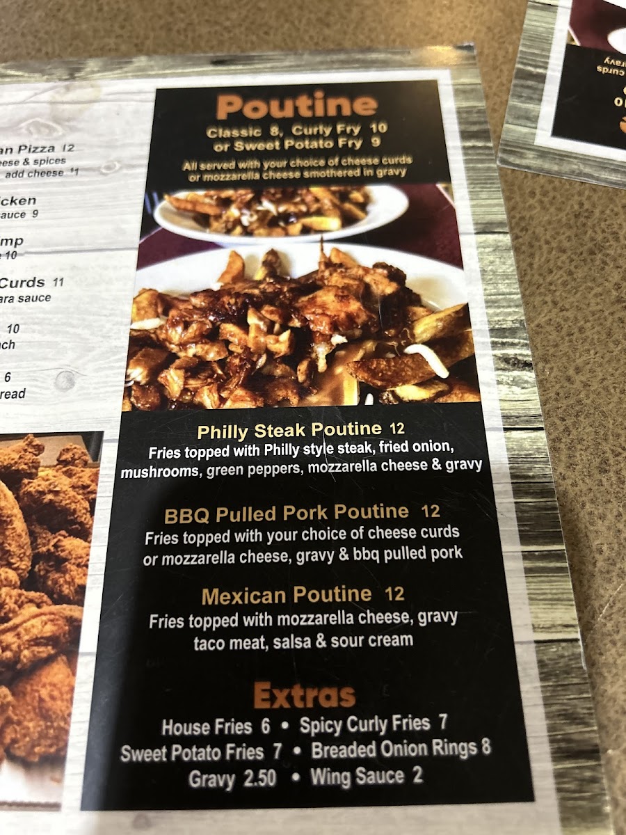 Menu Clooch’S-7
