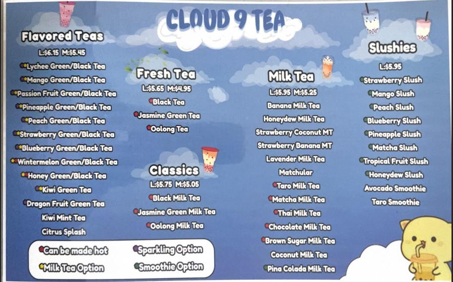 Menu Cloud9 Tea-1