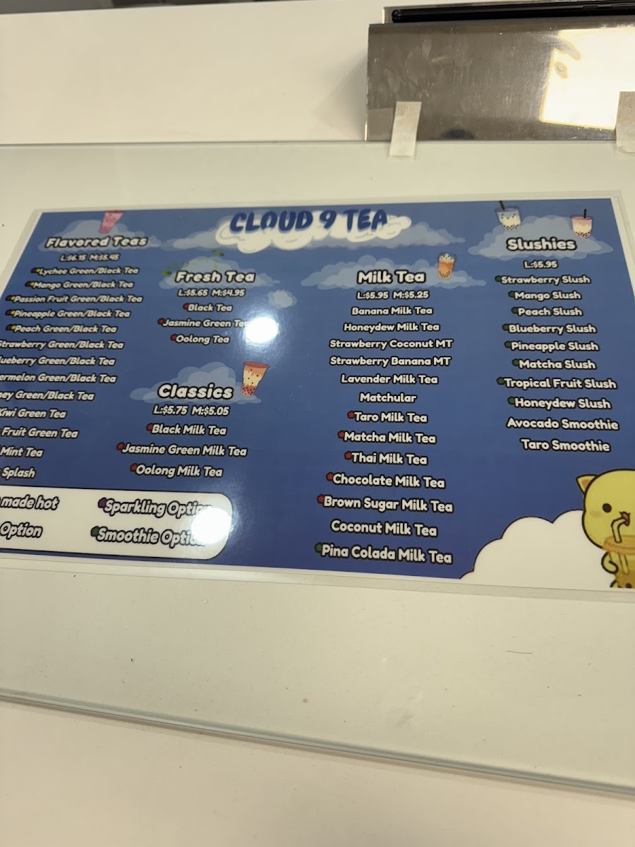 Menu Cloud9 Tea-5