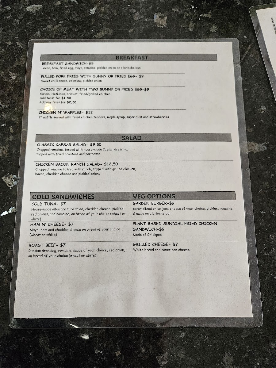 Menu Clove And Hoof-2