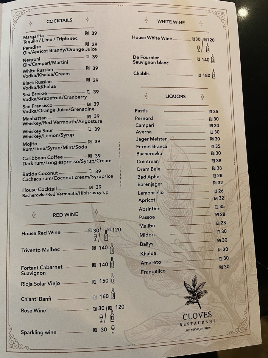 Menu Cloves Restaurant-4