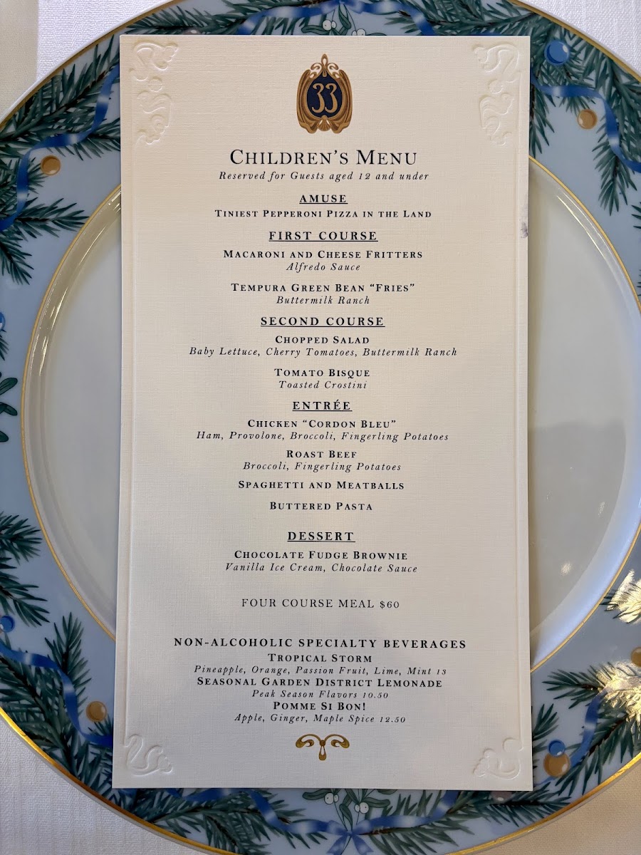 Menu Club 33-4