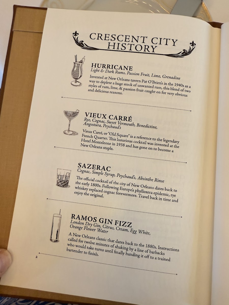 Menu Club 33-7