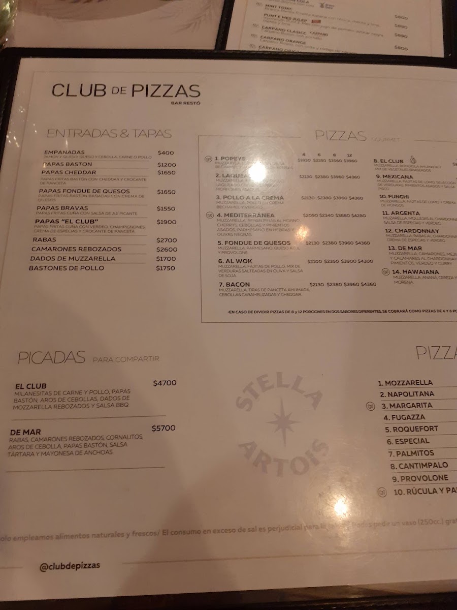 Menu Club De Pizzas-4
