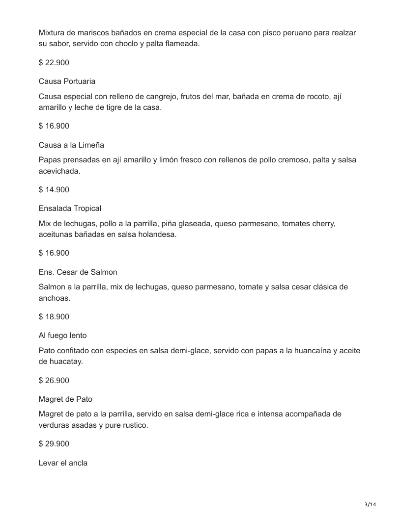 Menu Club Nautico Cavancha-3