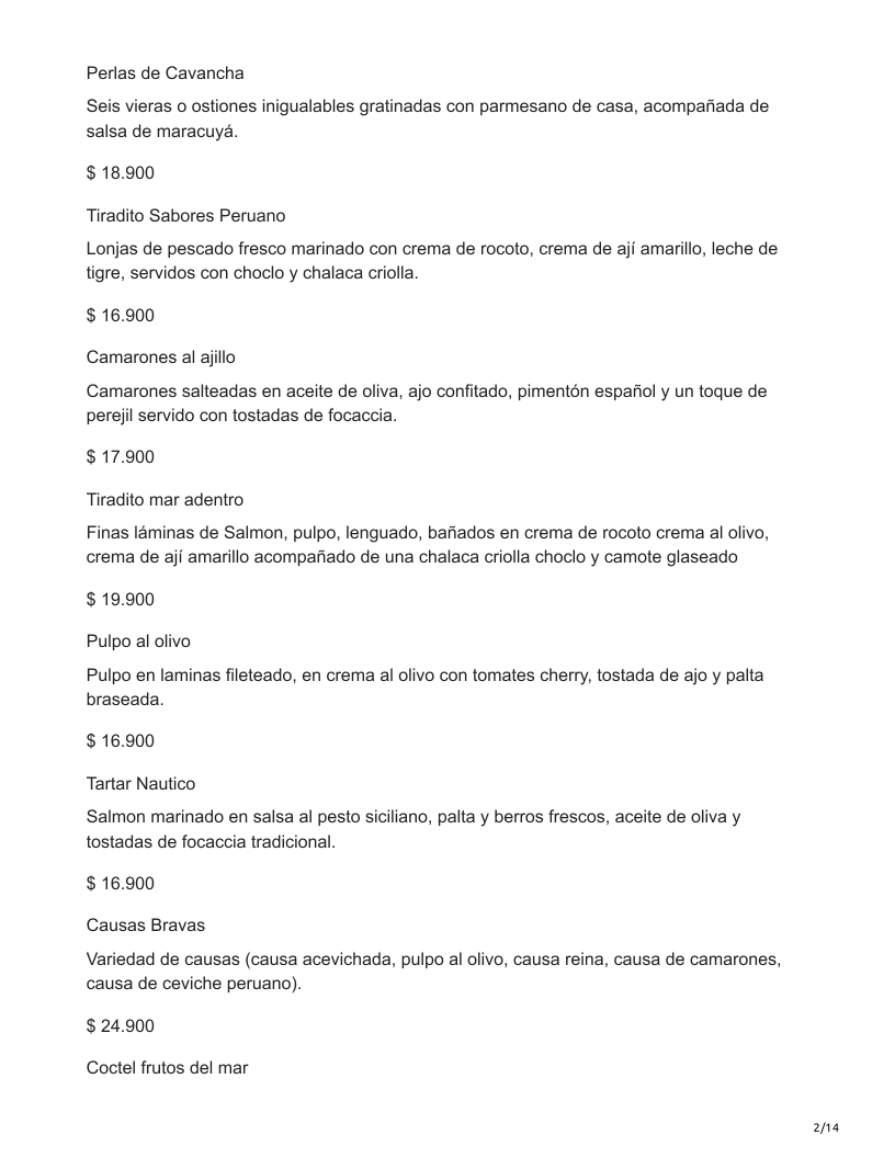 Menu Club Nautico Cavancha-4