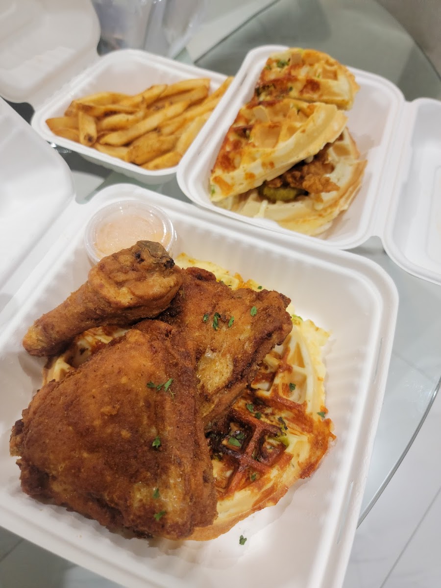 Cluck Clucks Chicken And Waffles - Ajax-10
