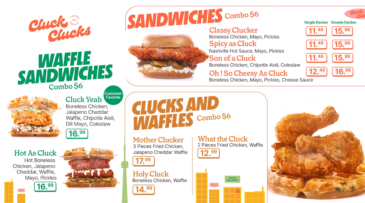 Menu Cluck Clucks Chicken And Waffles - Ajax-3